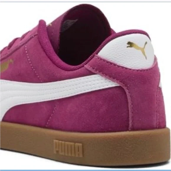 🆕- Puma Club II Suede Sneaker. Winter Berry. Size: 7.5. NWT - Picture 9 of 11